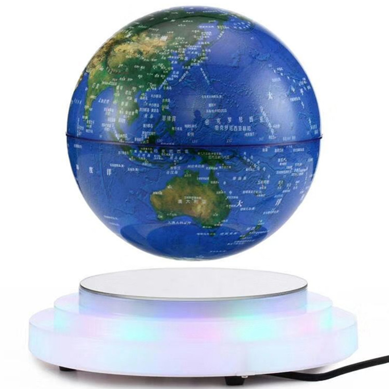 magneettinen kelluva levitaatio maapallo PA-0734-G kelluva 6 tuuman 7 tuuman 8 tuuman maapallo