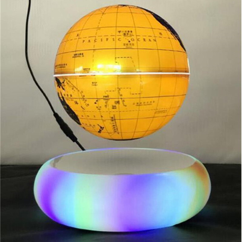 360 pyörivää maglevitettä levitaavaa levitaavaa maapalloa PA-0726 kelluva pohja maapallo 6inch 7inch 8inch