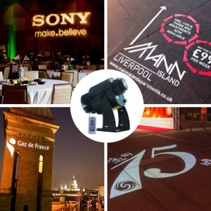 Erittäin kirkas Gobo-projektorin valo Mukautettu maisemavalo