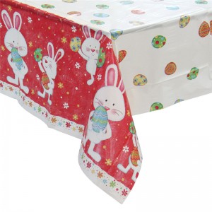 Pääsiäismunat-festivaalin pöytäliinalahjat toimittajien pöytäkansi