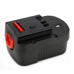 Musta \u0026 Decker A1714, A14, A14F, A144 14,4 V 2000 mAh Ni-Cd -poraparille