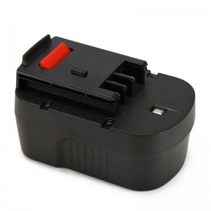 Ni-Mh 14.4V 2000mAh vaihtoakkujen sähkötyökalut mustalle ja deckerille A1714, A14