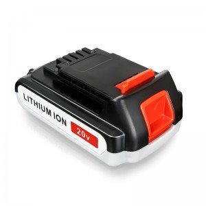 Li-ion 2000mAh 20V akkujen vaihtoakut Black \u0026 Decker LB20, LBX20, LBX4020, LB2X4020 työkaluille