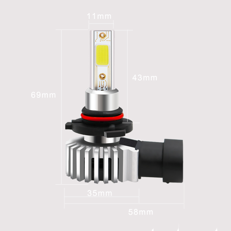 uusi kaikki yhdessä suunnitteluauto HB3 9005 suuritehoiset led-ajovalonhehkulamput 9005 led-sumuvalot