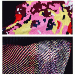 Viimeisin syksyinen talvi pitkähihainen Wolf Jacquard -naisten puserot