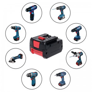 Li-ion 14,4 V 3000mAh BAT607, BAT614 Boschin vaihto-sähkötyökalujen akut
