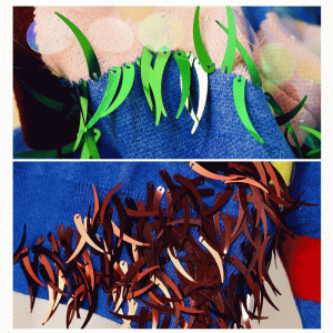 Mukautettu muotoilu käsintehty ommella paljetit naisten neuloa pusero