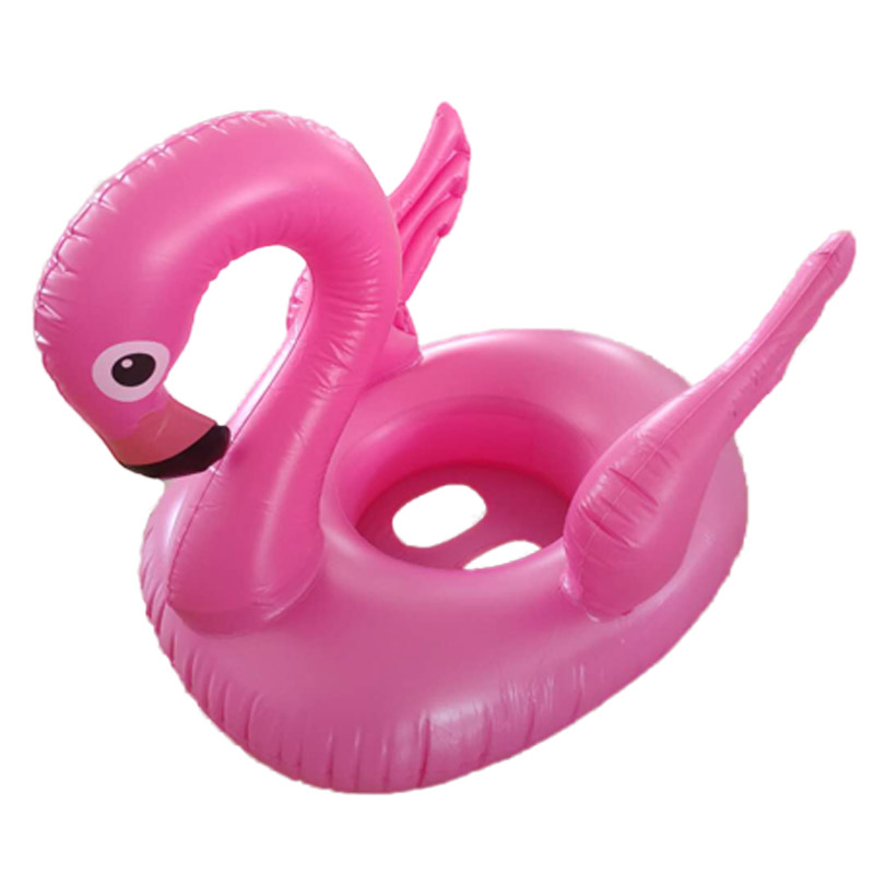 Ilmatäytteinen Flamingo-veneen uima-allas kellua lapsille