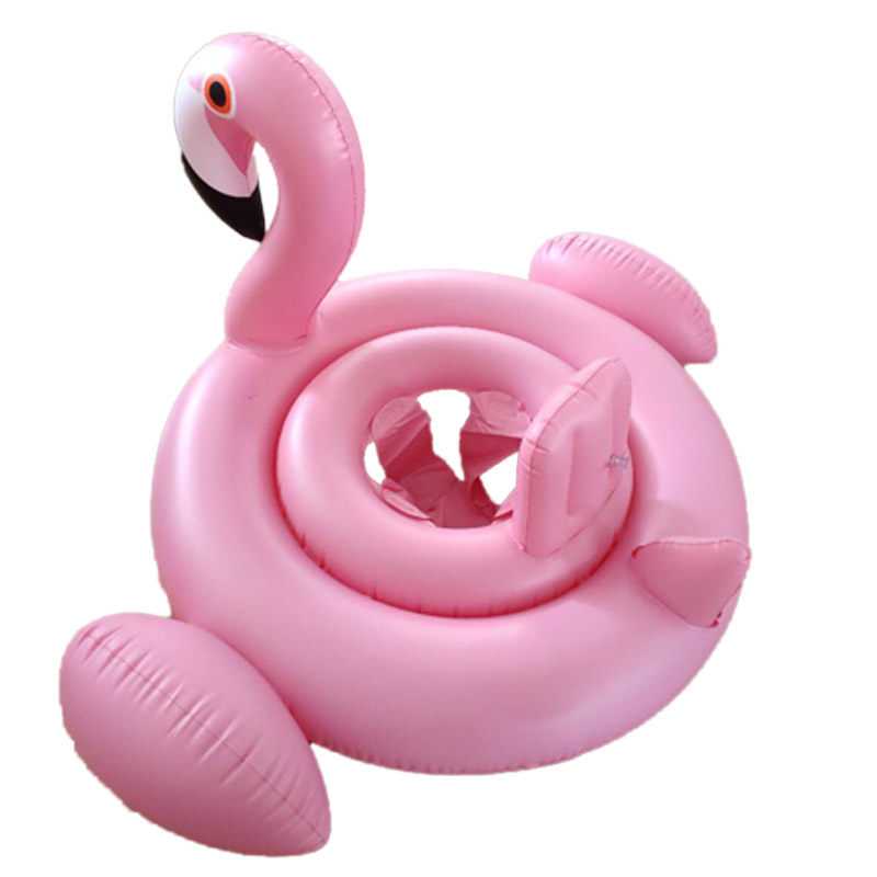 Vauvan puhallettava Flamingo-istuimen uima-allas kellua
