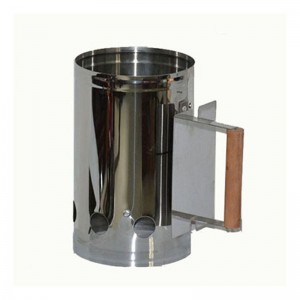 Ruostumattomasta teräksestä valmistettu BBQ-puuhiiltä savupiippu