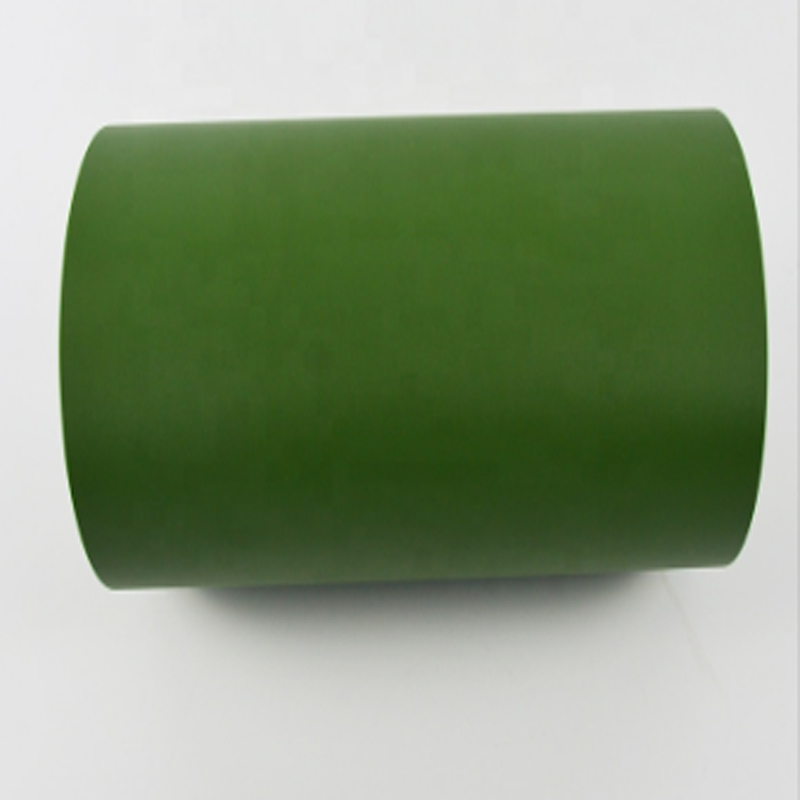 Suosittu 150 mikronin värinen jäykkä PVC-tela keinotekoiseen ruohoon
