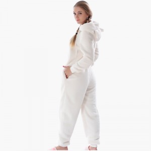 Naiset Aikuiset Onsie-pyjamat, joissa on eläinkorvat