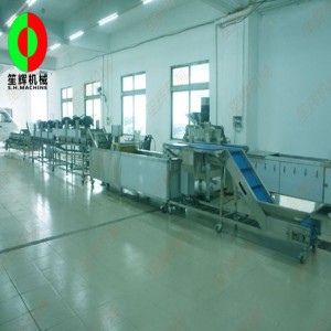 Saint Nutcracker -puhdistus- ja ilmakuivaustuotantolinja