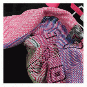 Monivärinen geometrinen Jacquard-naisten hieno villapaita 2018