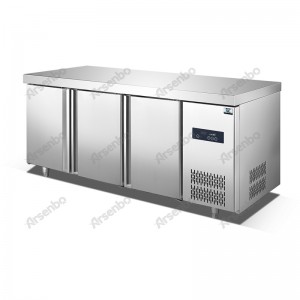 Huippuluokan maanalainen keittiön jääkaapin työpöydän kaupallinen jäähdytys
