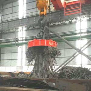 Kaksoispalkki-nosturi, sähkömagneetti