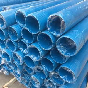 20 - 200 mm: n PVC-tyyppinen kellotaulun koteloputki reikäporaukseen
