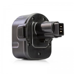 Ni-Mh 12V 3000mAh ladattavat sähkötyökalujen akut Dewalt DE9072, DE9074, DE9075