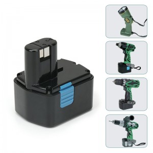 Ni-Cd 14.4V 2000mAh akkujen ladattavat akut Hitachille EW1414, EB1414S, EB1426H