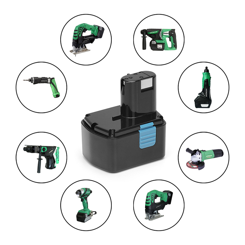 EB14S, EB14B, EB14H, EB1424 Ni-Mh 14.4V 3000mAh ladattavien sähkötyökalujen akut