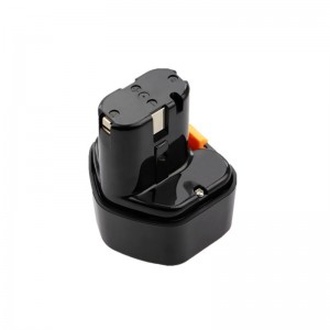 Ni-Cd 9.6V 1700mAh vaihtoakut Hitach EB9S, EB9M, EB9H, EB930H moottoriporakoneisiin