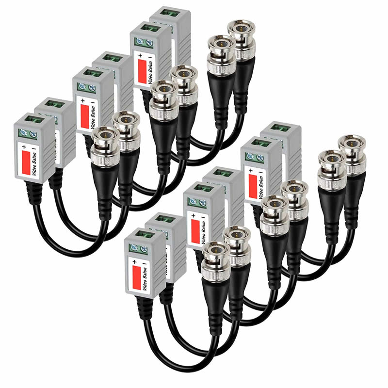 Mini CCTV BNC Video Balun -vastaanottimen kaapeli