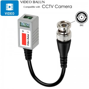 Mini CCTV BNC Video Balun -vastaanottimen kaapeli
