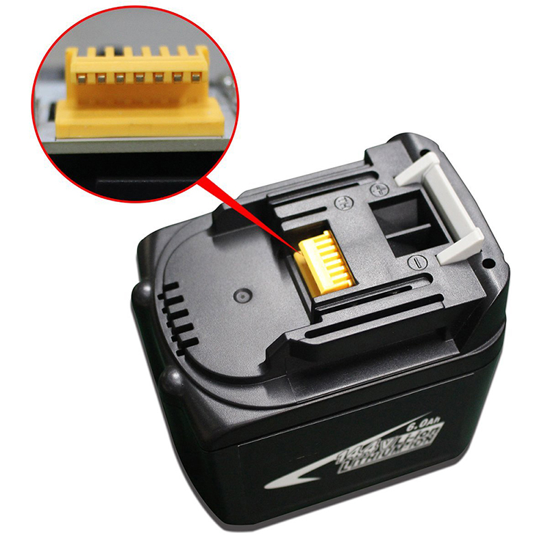 Li-ion 14.4V 6000mAh varaosaakut Makita BTW250Z, BUB142Z porakoneisiin