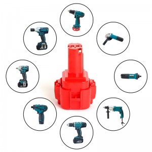 Ni-Mh 9.6V 3000mAh vaihtoakku Makita 6909DW, 6909DWA a -poralle