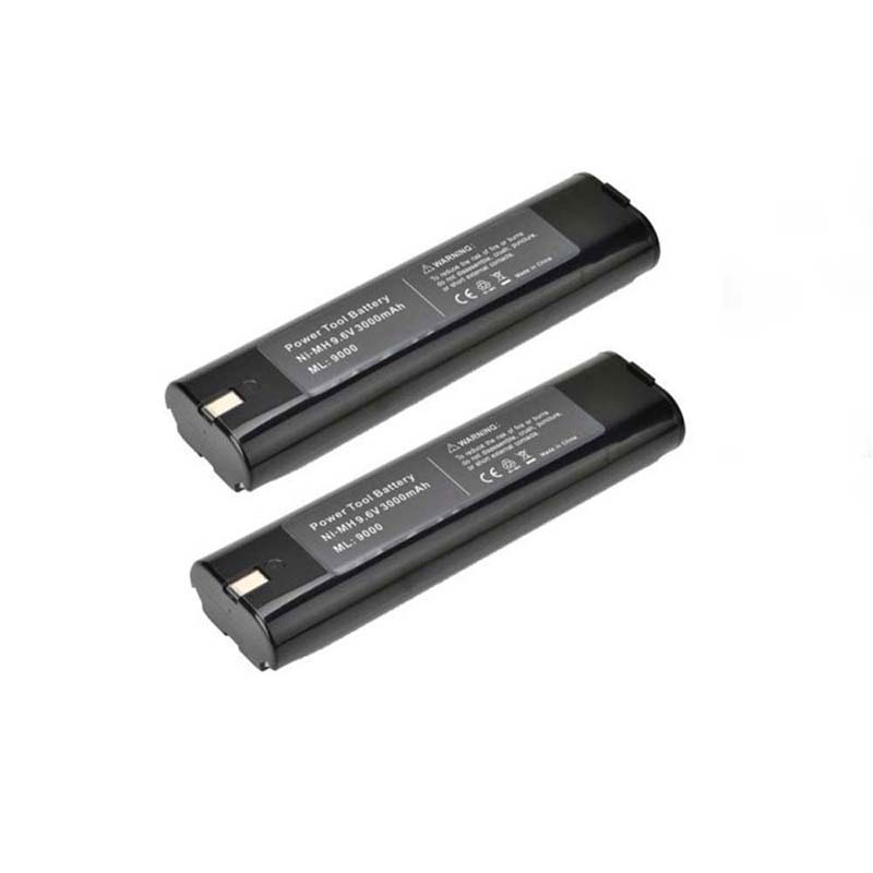 9.6V 3000mAh Ni-Mh-sähkötyökalujen vaihtoakut Makita 191681-2, 632007-4