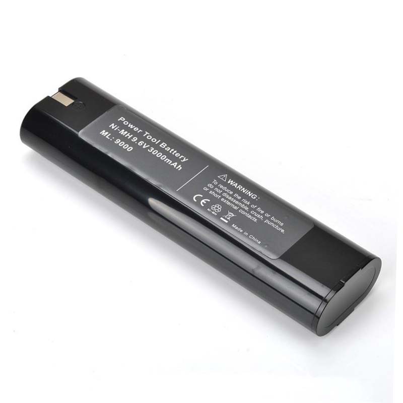 9.6V 3000mAh Ni-Mh-sähkötyökalujen vaihtoakut Makita 191681-2, 632007-4