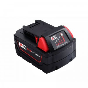 Li-ion 6000mAh 18V vaihtoakut Milwaukee 48-11-1840 M18 sähköporakoneille