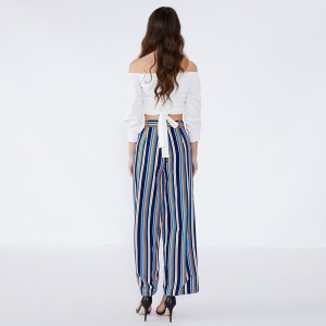 2019 Women Fancy New Design Stripe tyttöjen muotihousut