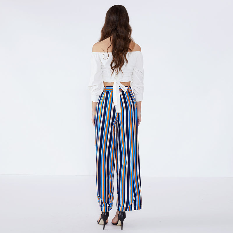 2019 Women Fancy New Design Stripe tyttöjen muotihousut