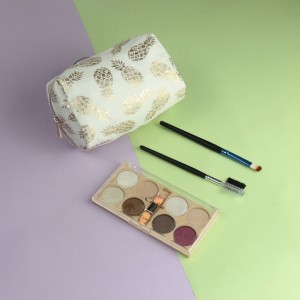 Twill 100% ananas kuitu fasion kosmetiikkapussi