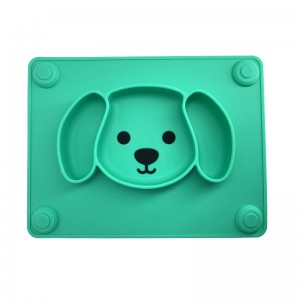 kuuma silikoni Grip Dish silikoni vauva placemat imulevy