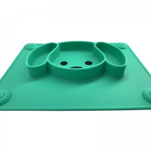 kuuma silikoni Grip Dish silikoni vauva placemat imulevy