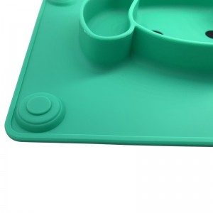 kuuma silikoni Grip Dish silikoni vauva placemat imulevy