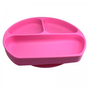 Kuuma tuote Liukumattomat imukuppi silikonivauvalevyt Vauvapöytä