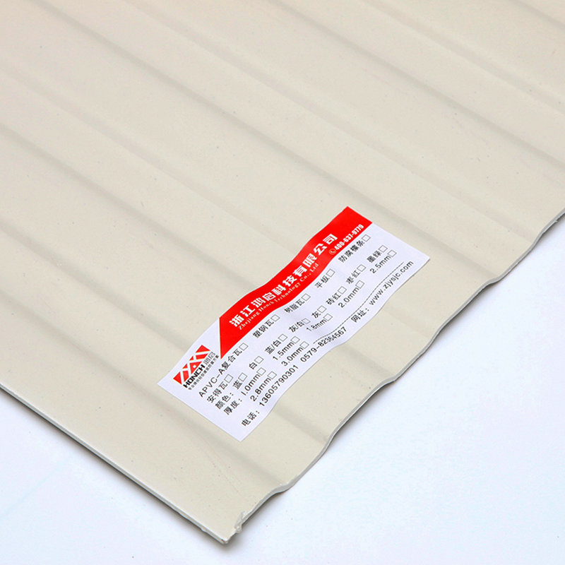 T1080 Valkoinen PVC-seinäpaneeli muovisella trapetsoidulla Celing-levyllä, aaltopahvi