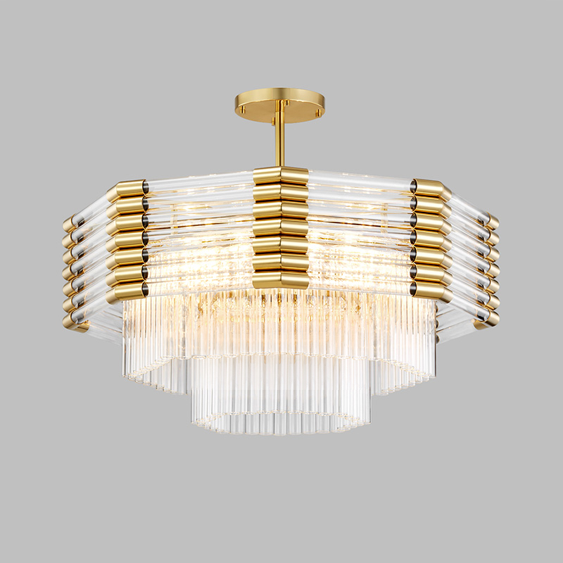Uusi moderni metallihotelli Villa Glass kattokruunu Km2127