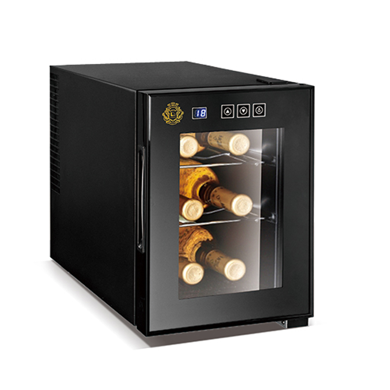Vanguard-sarja Ympäristöystävällinen elektroninen viininjäähdytin 8 ~ 18 ℃ pieni jäähdytin