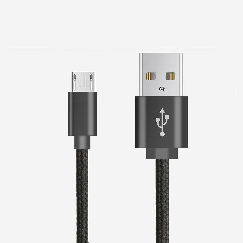 Mikro-USB-nylon punottu datakaapeli