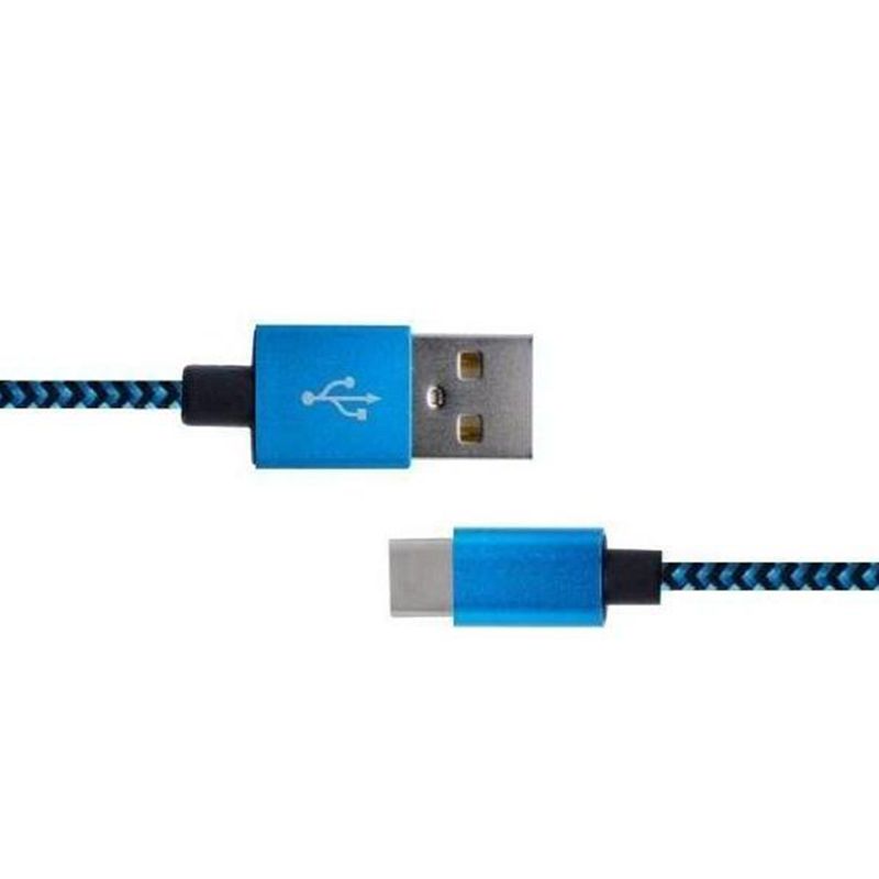 Tyyppi C - USB Nylon -harjattu datakaapeli