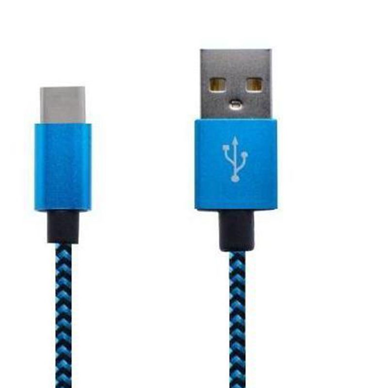 Tyyppi C - USB Nylon -harjattu datakaapeli