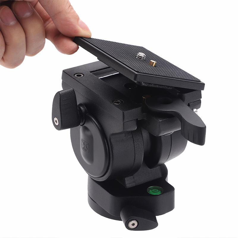 Uusi muotoilu Diat DT650 Professional -kameravideojalusta raskaseen jalustaan ​​alumiini-magnesiumseosta videokamerajalustaan