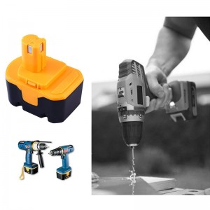 Ni-Cd 14.4V 1700mAh ladattavat sähkötyökalujen akut Ryobi 1400144, 1400655, 1400656