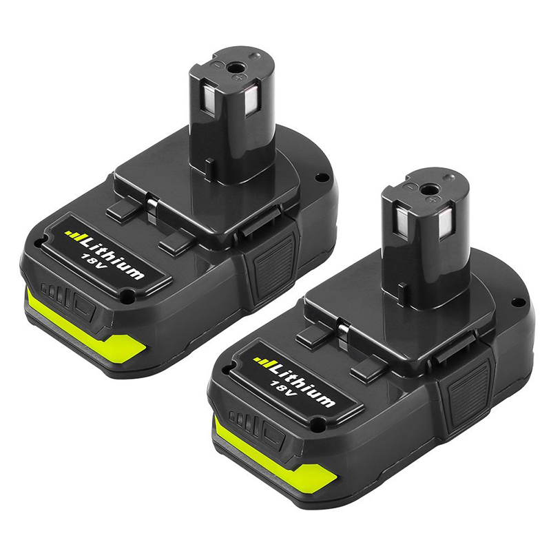 Ryobi P102, P103, P104 2000mAh 18 V: n Li-ion-varaosavirtakäyttöisiin akkuihin