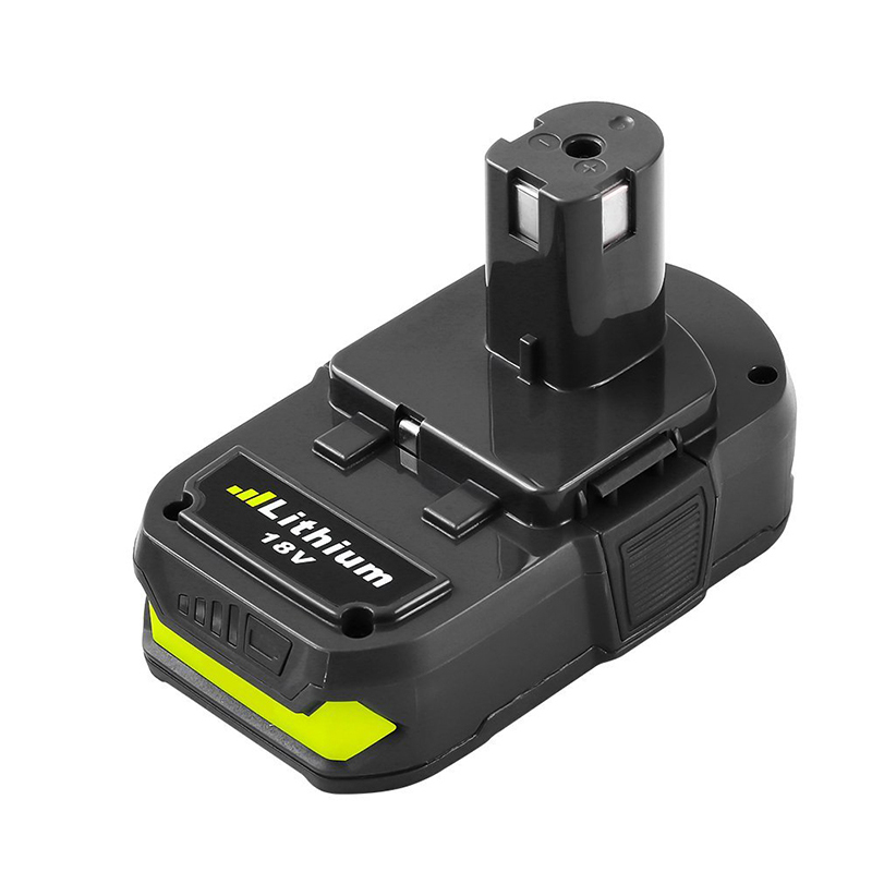 Ryobi P102, P103, P104 2000mAh 18 V: n Li-ion-varaosavirtakäyttöisiin akkuihin