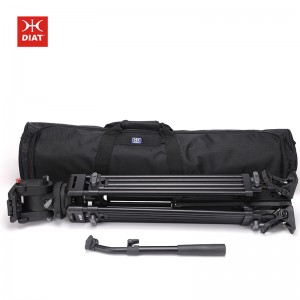 DIAT A223TVP100 Kolmiulotteinen hydraulinen pääjalusta. Vakaa, tasainen kameran jalusta. Videokuvausteline